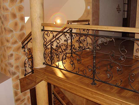 Treppengeländer Handlauf aus Holz, Treppengeländer-14