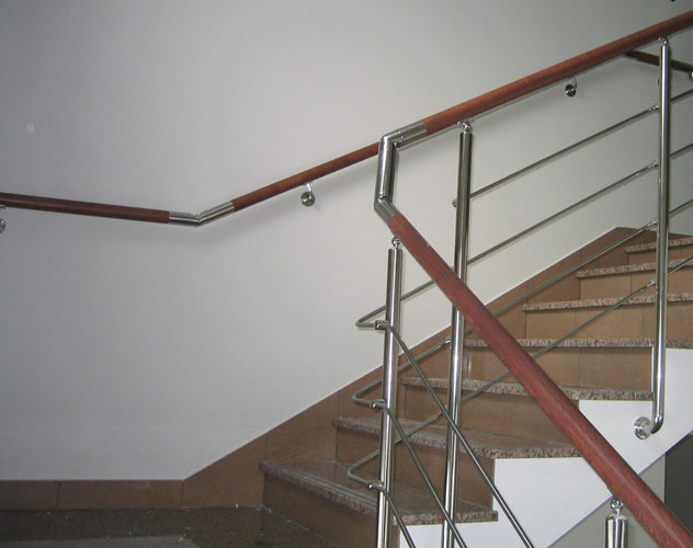 Treppen Geländer Edelstahl-3