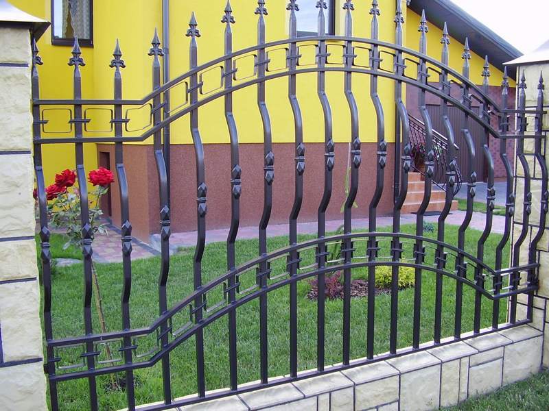Eisen Zaun, Metall Zaun Zäune günstig aus Polen